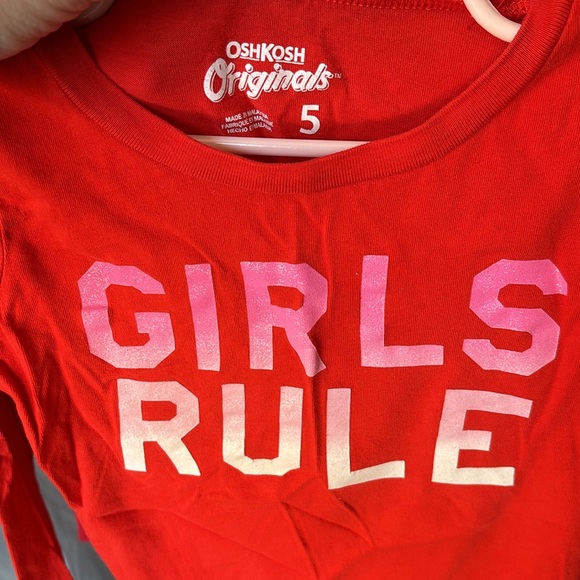 Red long sleeve tee - Picture 2 of 3